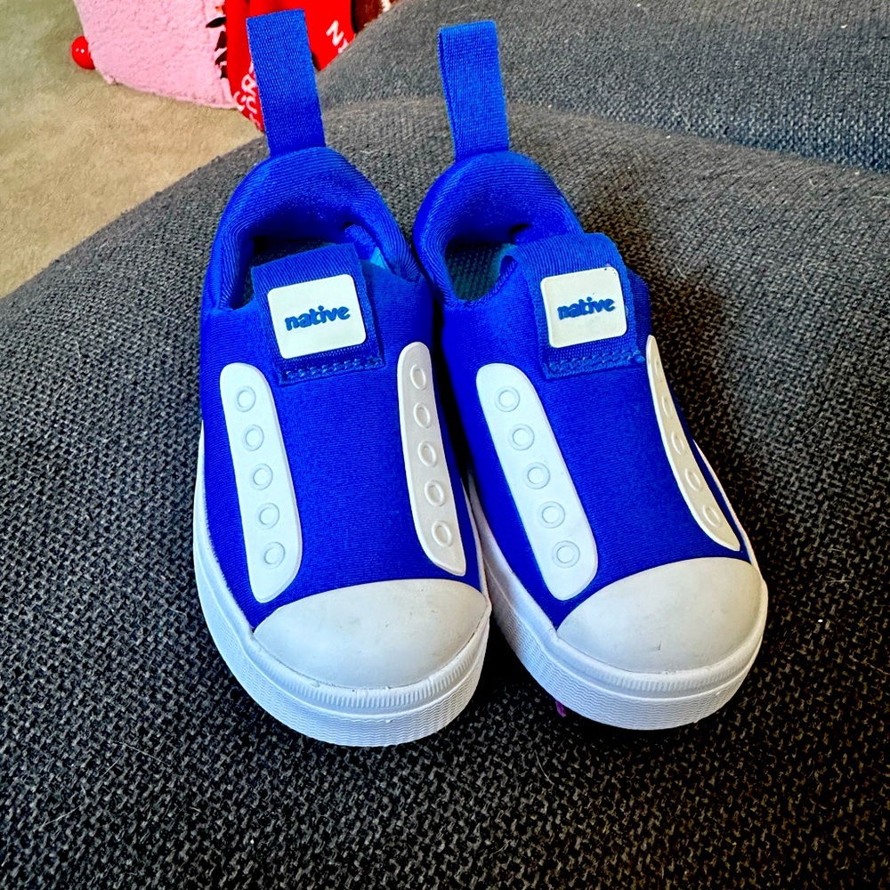 Blue Native Shoes- Like New- Never Worn Outside